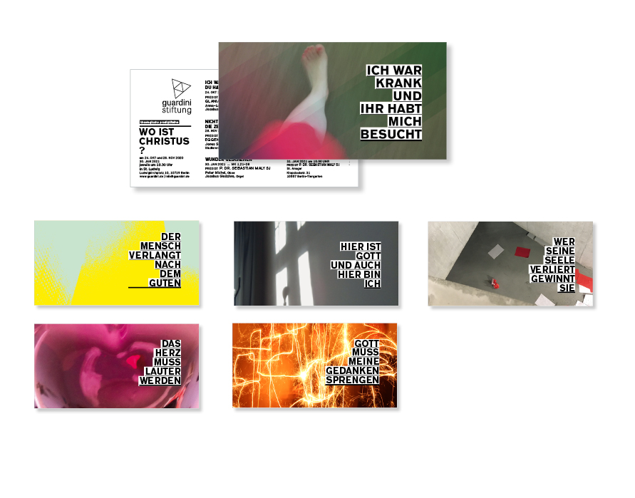 Predigtreihe - Referenz von Anja Matzker, Grafikdesign, Printdesign, Corporate Design und Webdesign in Berlin