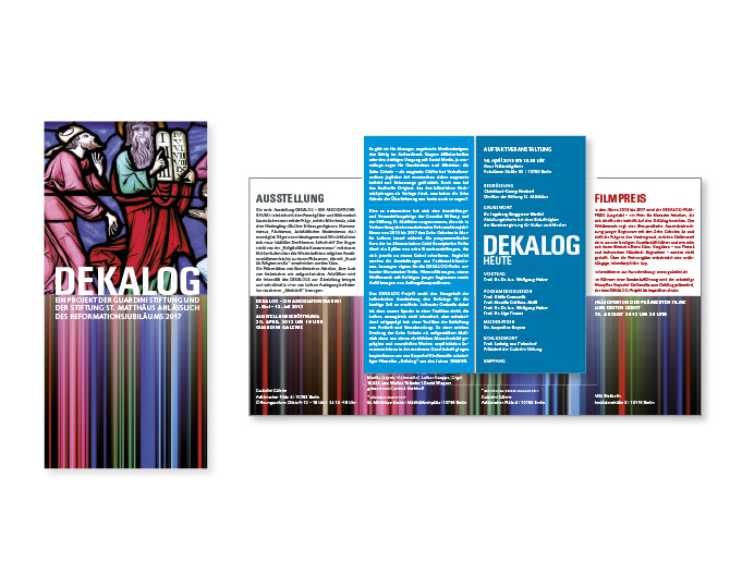 Dekalog - Referenz von Anja Matzker, Grafikdesign, Printdesign, Corporate Design und Webdesign in Berlin