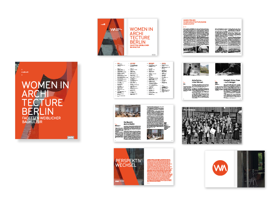 Women in Architecture Berlin - Referenz von Anja Matzker, Grafikdesign, Printdesign, Corporate Design und Webdesign in Berlin
