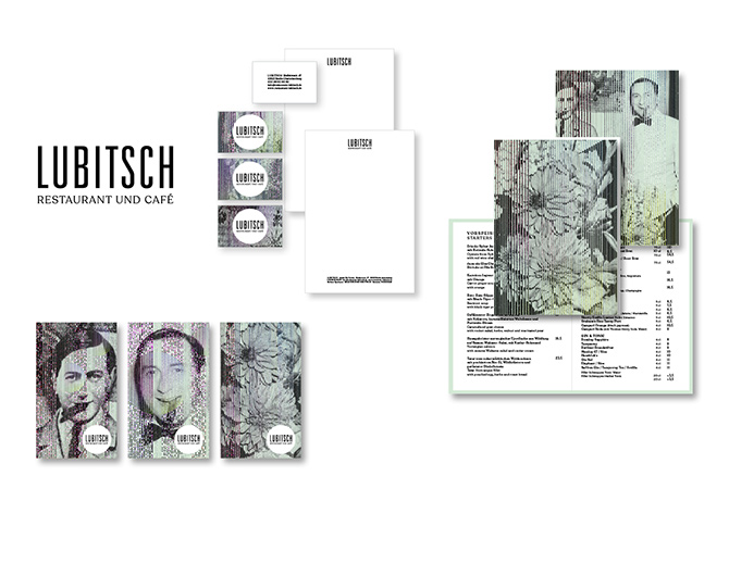 Lubitsch Restuarant und Café - Referenz von Anja Matzker, Grafikdesign, Printdesign, Corporate Design und Webdesign in Berlin